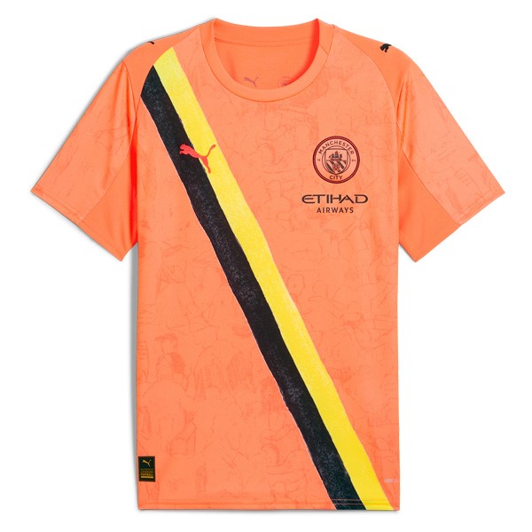 Tailandia Camiseta Manchester City KidSuper 2025/26 Naranja